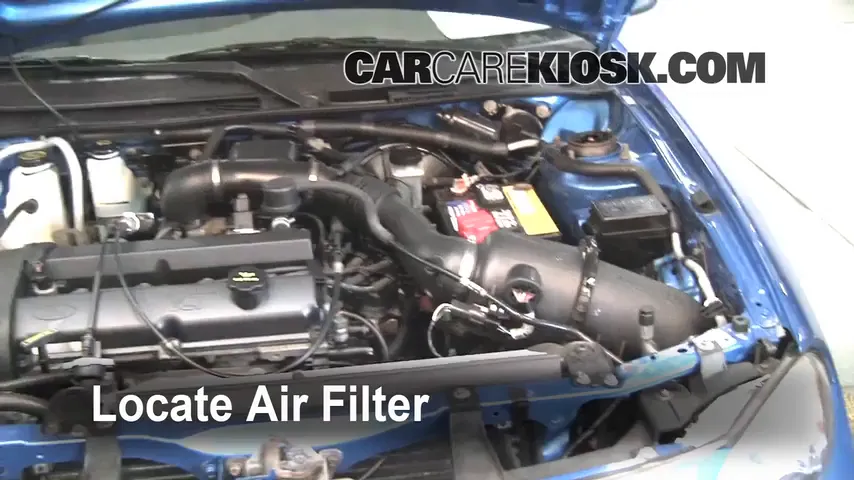 2002 Ford Escort ZX2 2.0L 4 Cyl. Filtre à air (moteur)